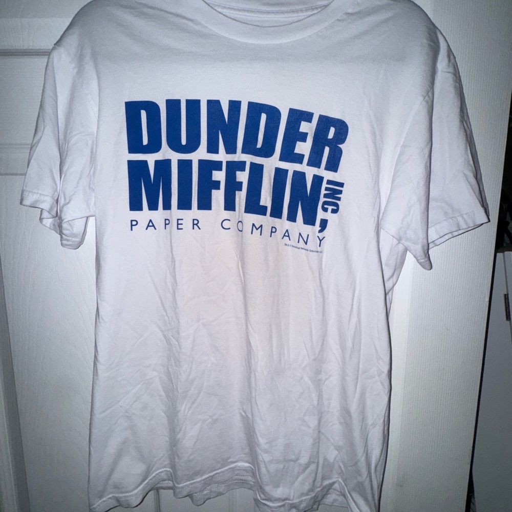 Dundee Mifflin White T-Shirt